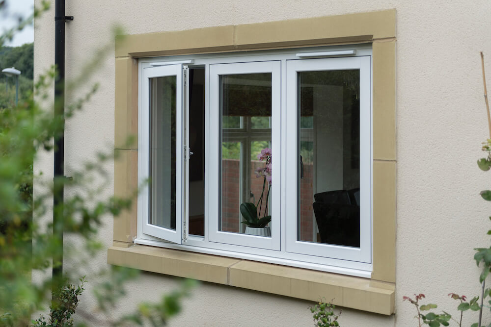 Casement window cutout